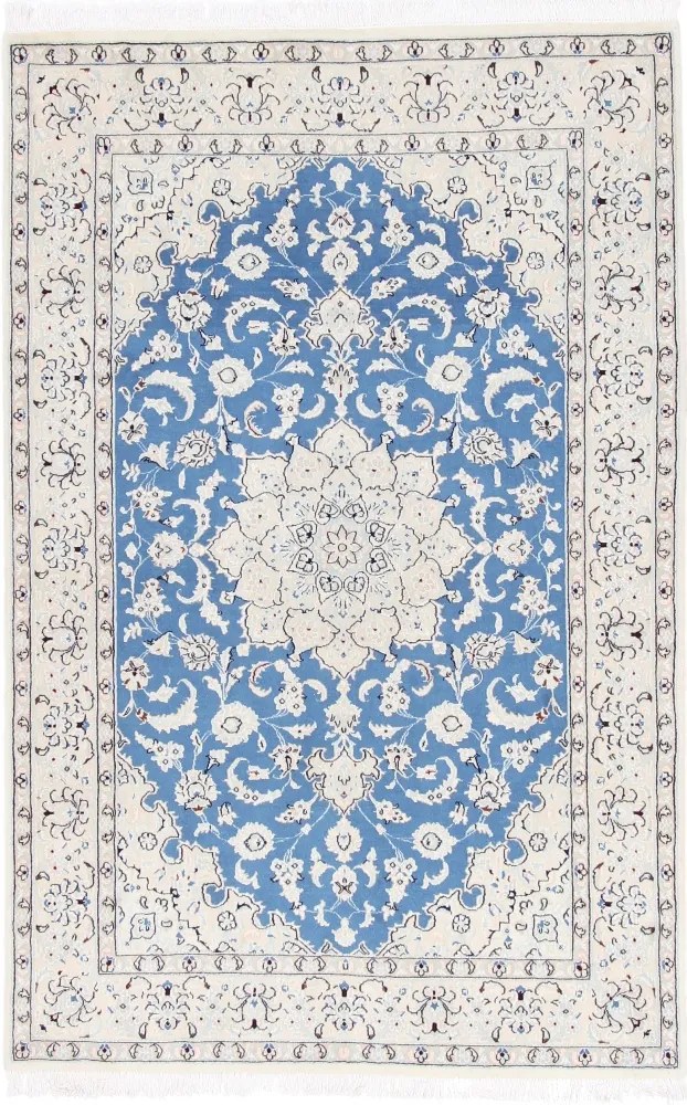 Nain Tappeto 200x130 Beige (Iran) Annodato A Mano