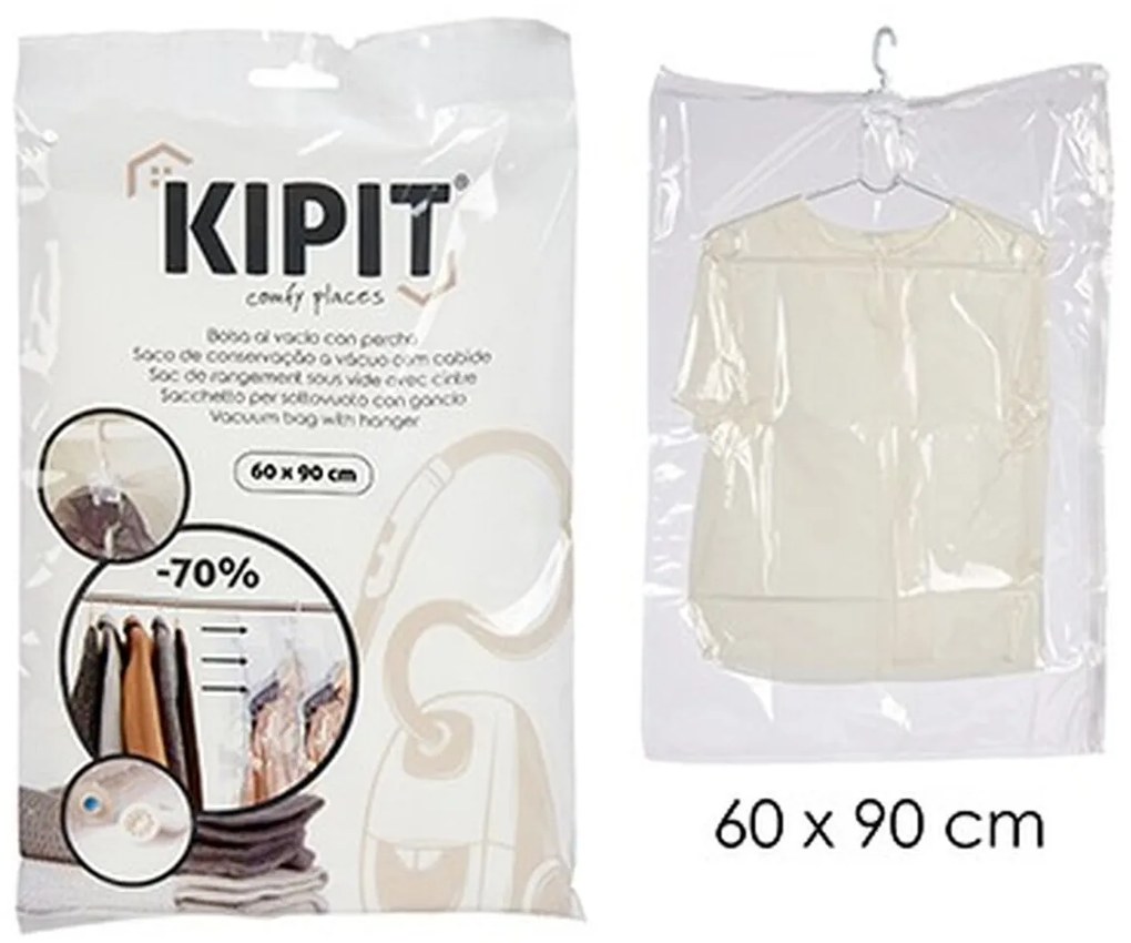 Sacchetti sottovuoto Trasparente Polietilene Plastica 60 x 90 cm (12 Unità)