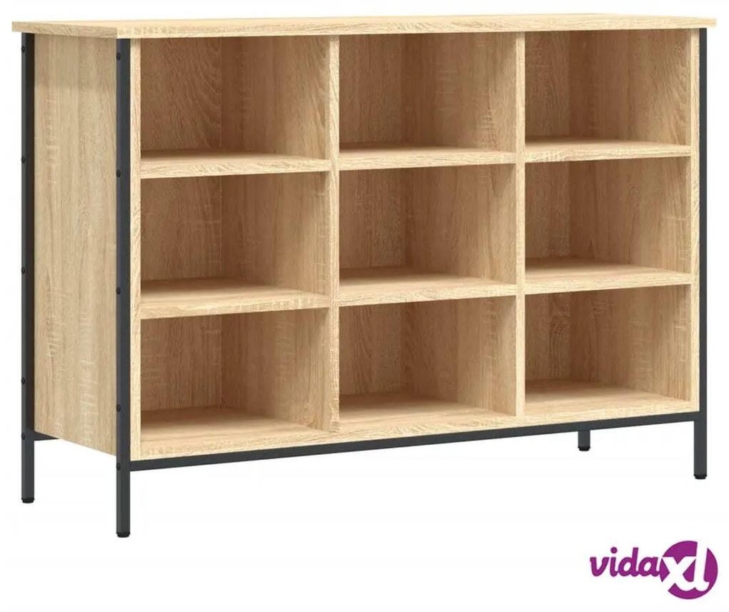 vidaXL Scarpiera Rovere Sonoma 100x35x70 cm in Legno Multistrato