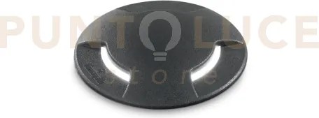 Way round segnapassi ip67 1 luce attacco gu10 nero 9cm triplo fasci...