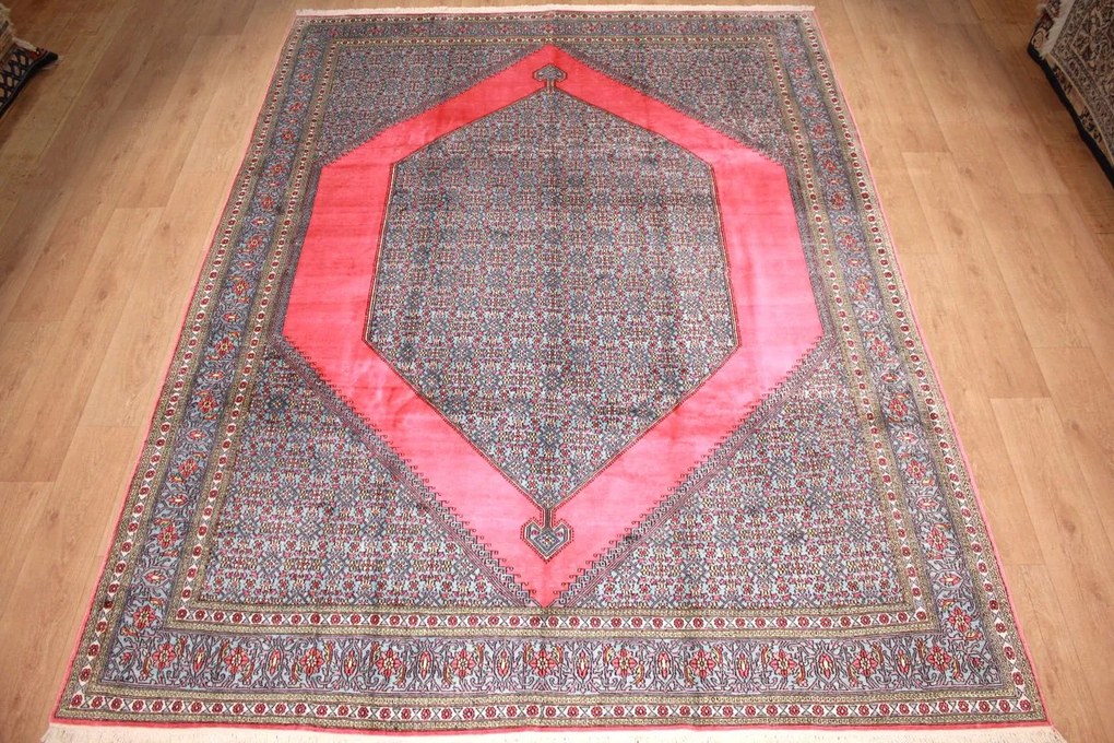 Kashmir Tappeto 330x250 (Indian) Annodato A Mano