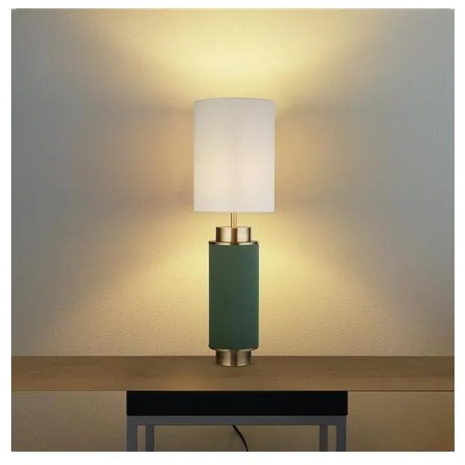 Searchlight EU59041AB - Lampada da tavolo FLASK 1xE27/60W/230V verde