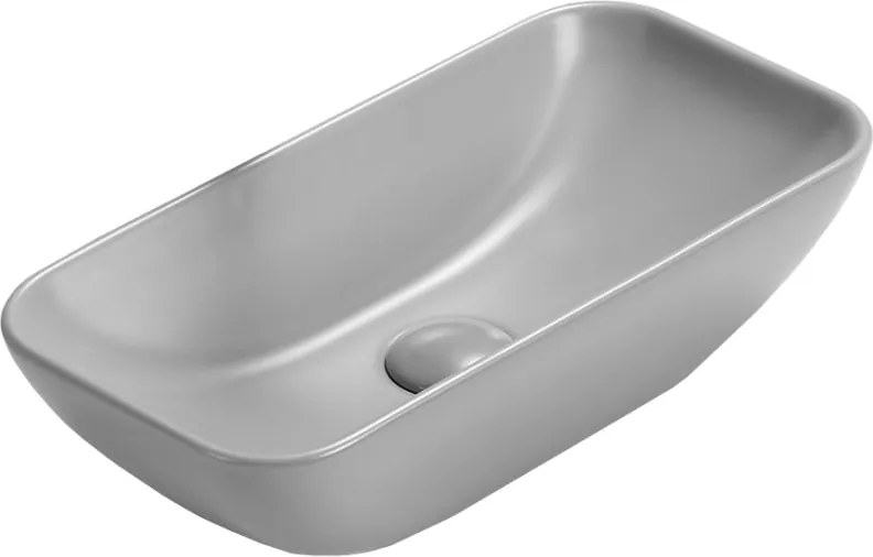 Mexen Klara lavandino da appoggio 46 x 23 cm, grigio chiaro opaco - 21564661