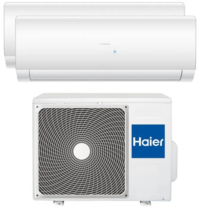 Condizionatore a muro multisplit HAIER Flair 9 + 12 kw 5 18000 BTU classe raffreddamento A++