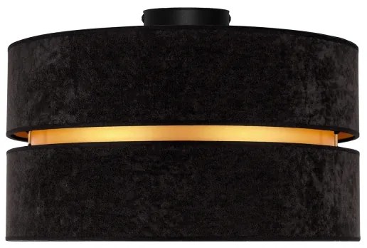 Duolla - Plafoniera DUO 1xE27/40W/230V diametro 40 cm nero/oro