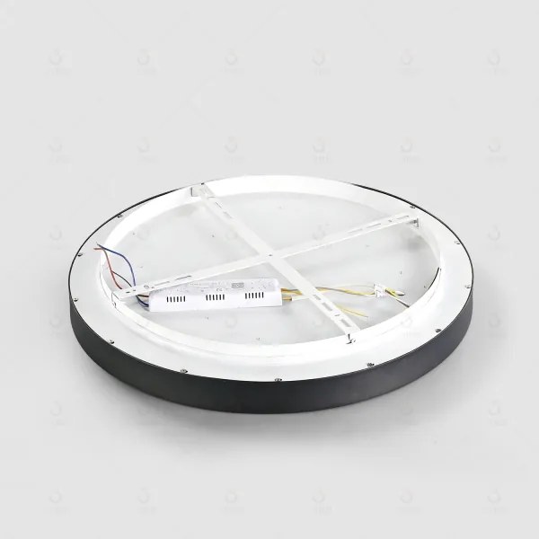 Brilagi - Lampada LED dimmerabile GLASS POOL DOUBLE LED/80W/230V 60 cm nero + telecomando