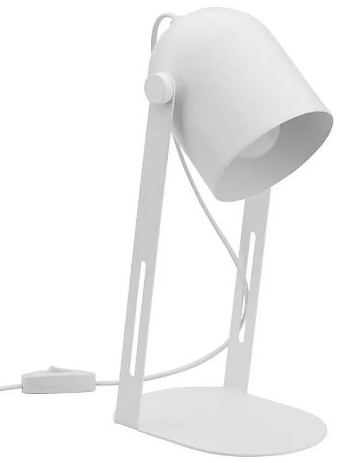 Lampada da tavolo DAVIS 1xE27/60W/230V bianca