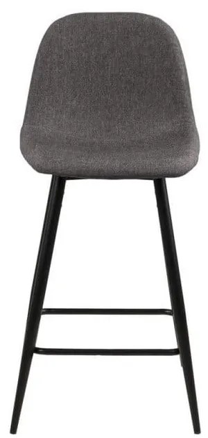 Set di sbagelli da bar grigi in imbottito 2 pz (altezza della seduta 65 cm) Wilma – Actona