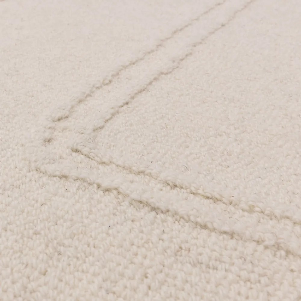 Tappeto in lana color crema tessuto a mano 160x230 cm Ada - Asiatic Carpets