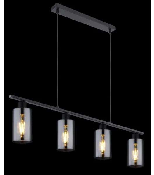 Globo 15465-4H - Lampadario a sospensione con filo HADERA 4xE27/60W/230V