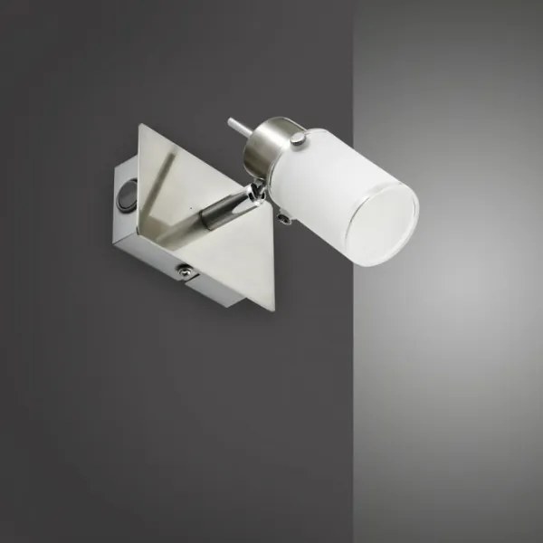 JUST LIGHT. 11931-55 - Luce Spot da parete a LED MAX 1xGU10/4W/230V cromo