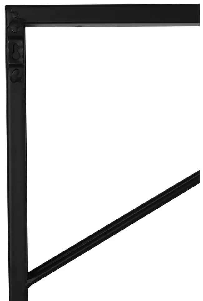 Portabottiglie in metallo nero da parete 16 bottiglie 70x160x6 cm Malbeo - Light &amp; Living