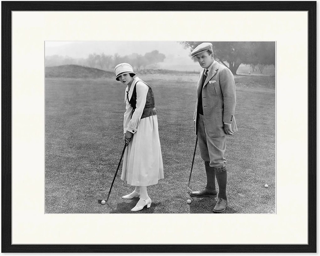 Foto incorniciata Couple Golf, varie misure