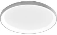 Plafoniera Moderna Krizia Alluminio Satinato Bianco 1 Modulo Led 50 W 4000 K