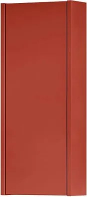 Pensile bagno Niwa cannettato laccato opaco paprika, 1 anta reversibile P17 x L30 x H78.5 cm