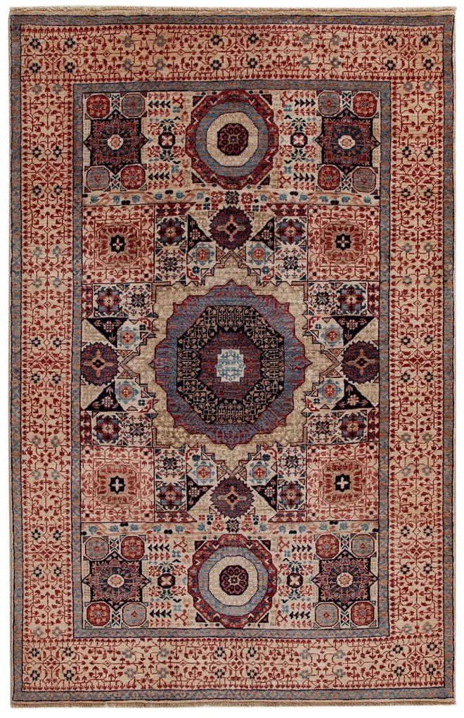 Mamluk Tappeto 120 x 180 (Pakistan) Annodato A Mano