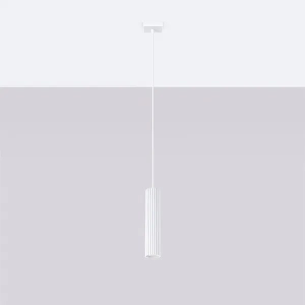 Brilagi - Lampadario a sospensione con filo CRESTO 1xGU10/10W/230V bianco