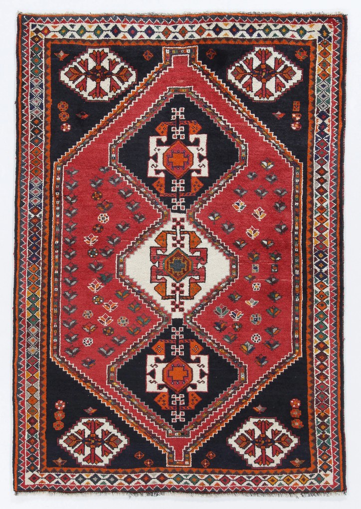 Gashghai Tappeto 110x160 (Iran) Annodato A Mano