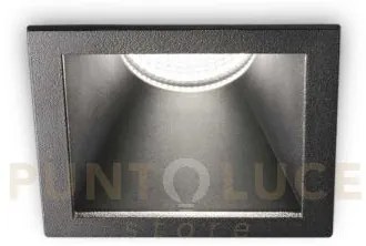 Game led cob cree trim square 11 w 36° 900 lm 2700 k nero