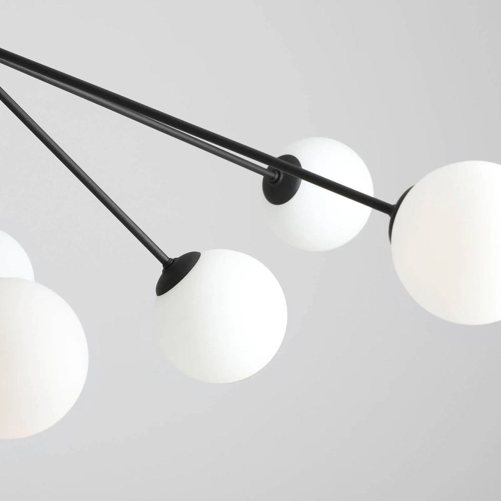 ALDEX Lampada a sospensione 1082M1, a 10 luci, nera