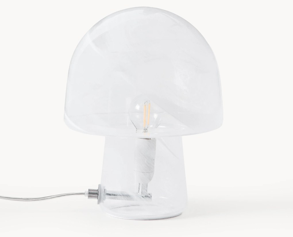Lampada da tavolo effetto marmo Talia, varie misure