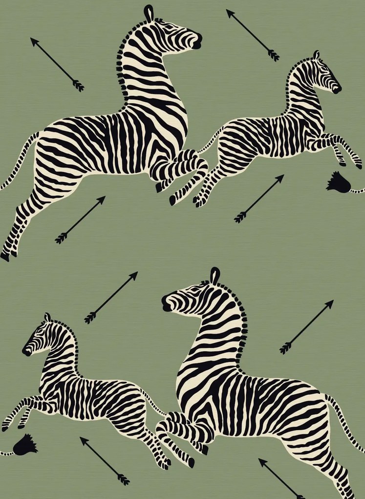 Jannelli & Volpi Carta da parati Zebras Grasscloth - 26008