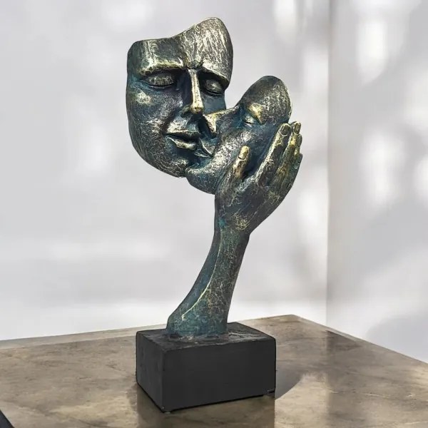 Decorazione da tavolo 35x22x13 cm resina/patina