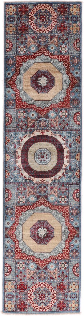 Mamluk Tappeto 80x310 (Afghanistan) Annodato A Mano