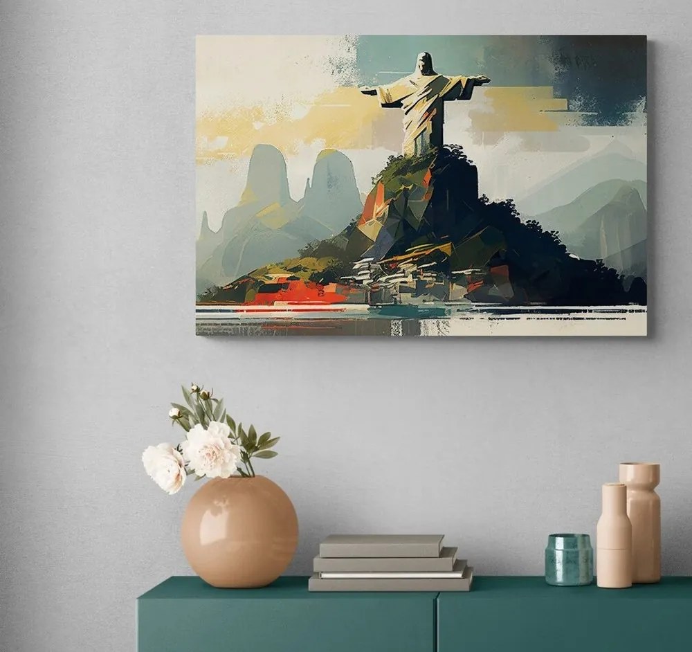 Quadro su tela – Statua di Gesù a Rio de Janeiro