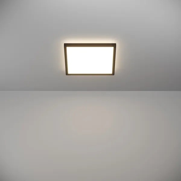 Eglo 901442- Plafoniera LED da esterno ROVITO 13,4W/230V 29x29 cm IP44 nero