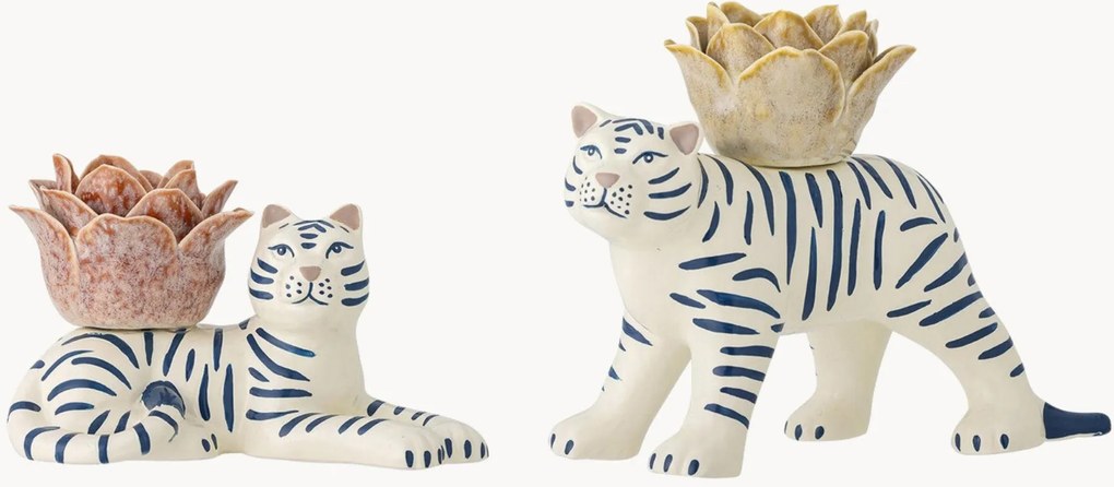 Set di 2 portacandele fatti a mano Rory