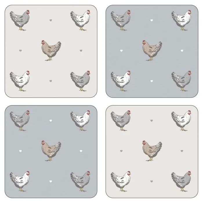 Set di 4 sottobicchieri in sughero Farmer Farmers Kitchen - Cooksmart ®