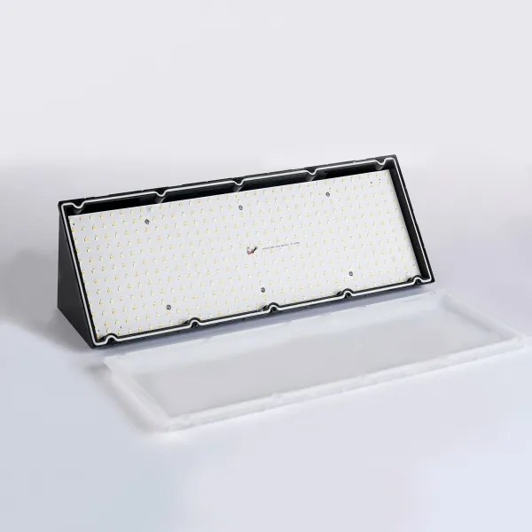 Brilagi - Applique da parete per esterni con sensore TRIANGLE LED/42W/230V nera IP65
