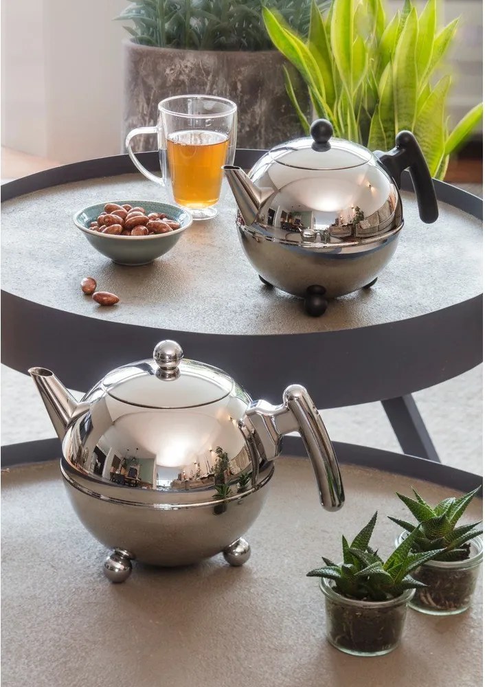 Teiera argentata in acciaio inox 1,2 l Bella Ronde – Bredemeijer