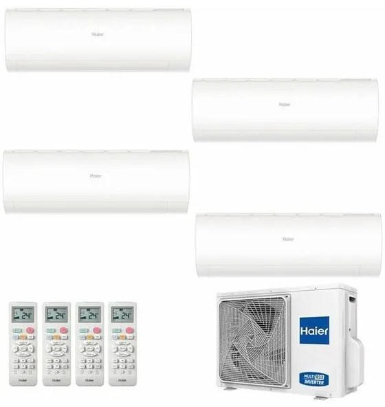 Climatizzatore Haier Quadri Split Pearl 9000+9000+9000+9000 4U75S2SR3FA R-32 a++/a+ 9+9+9+9