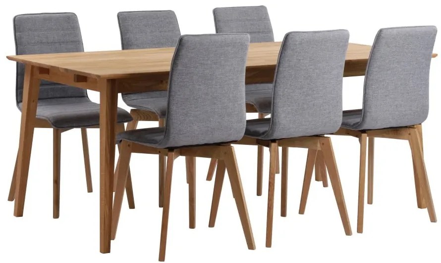 Tavolo da pranzo in rovere naturale , 180 x 90 cm Filippa - Rowico