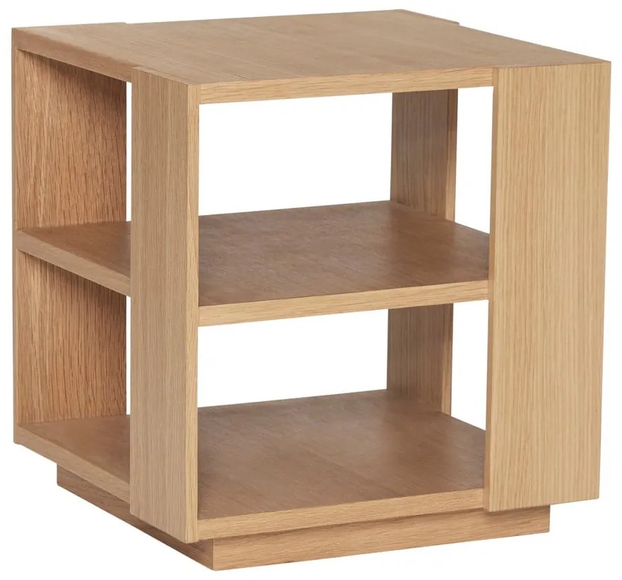 Tavolino pieghevole in rovere 37x37 cm Merge - Hübsch