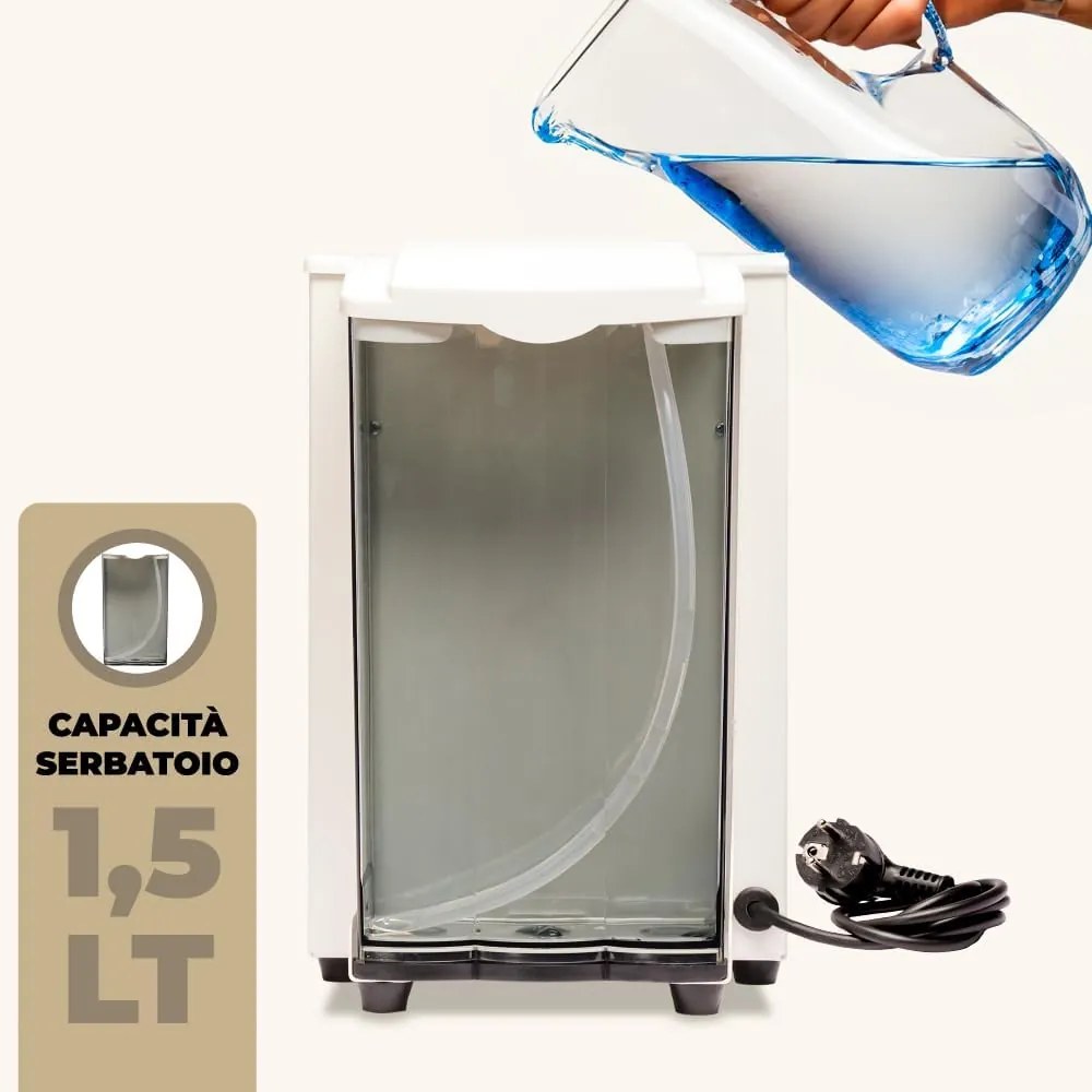 Faber Piccola Slot Brass Edition - Macchina da caffè ESE 44mm, 1.5L, Design Compatto