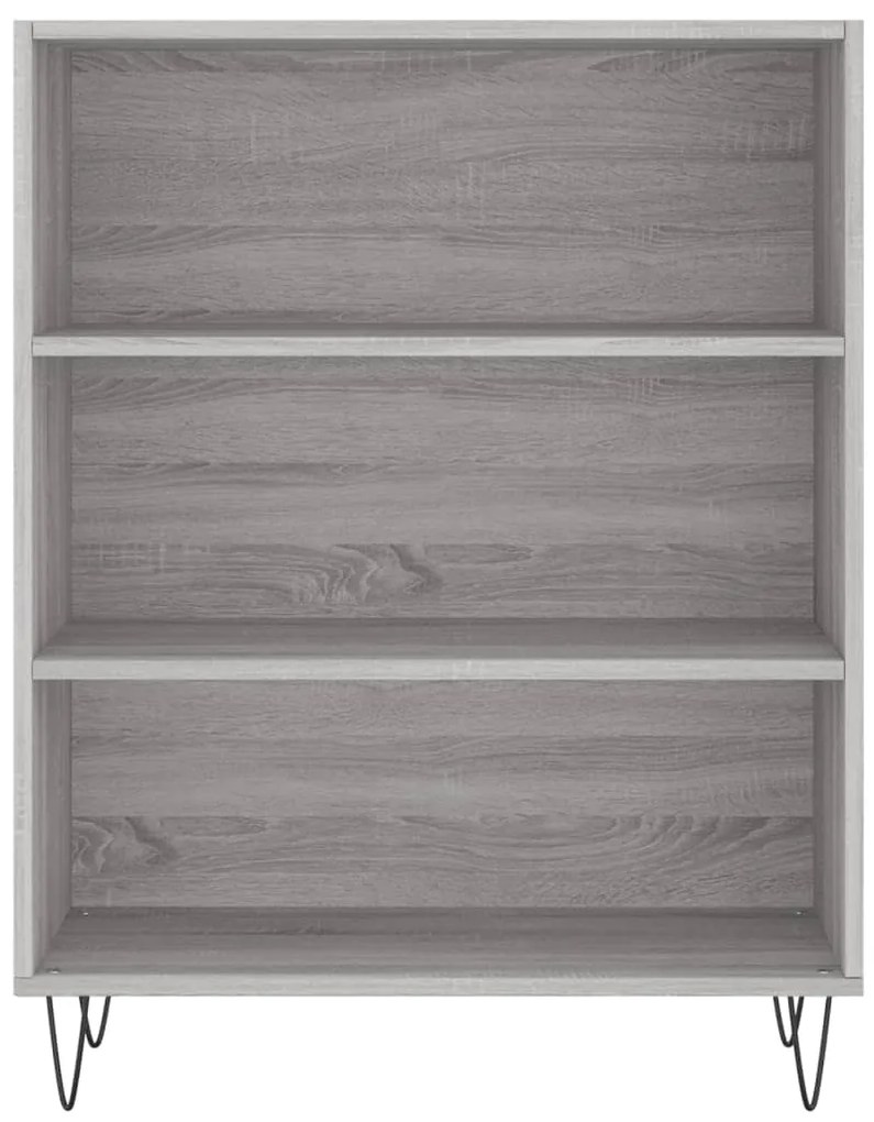 Credenza grigio sonoma 69,5x32,5x180 cm legno multistrato