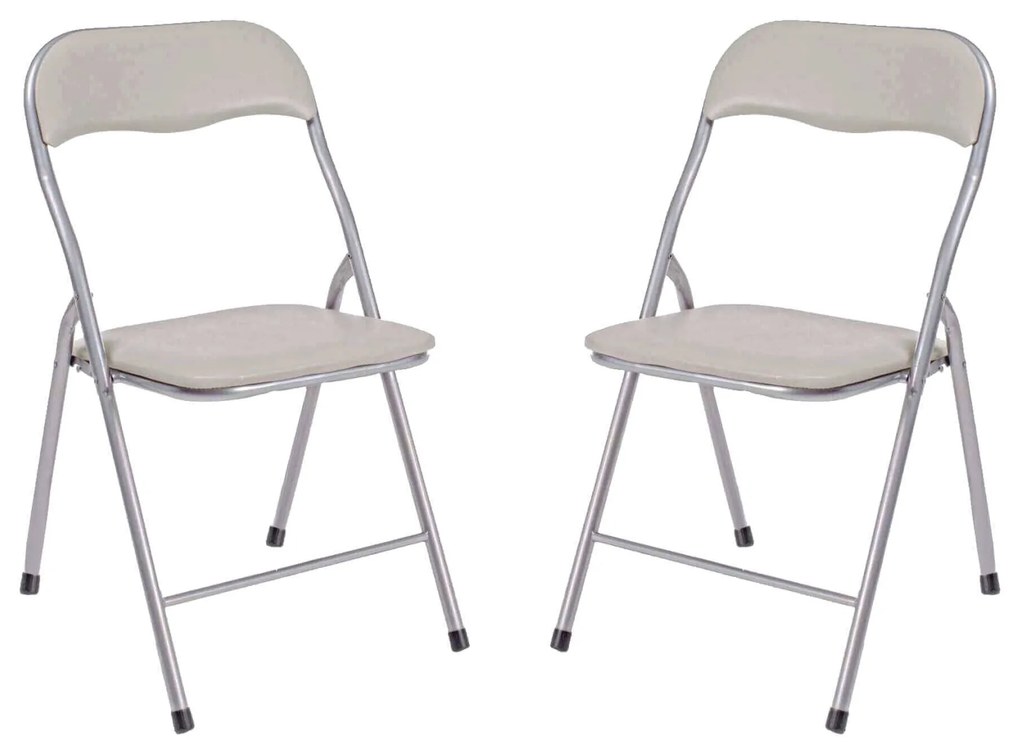 LUCIE - sedia pieghevole salvaspazio set da 2 opaca