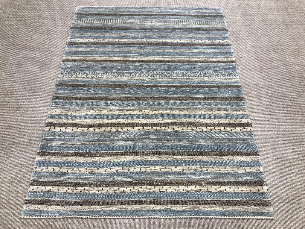Loribaft Tappeto 150x200 Beige (Iran) Annodato A Mano