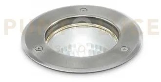 Park round segnapasso spot da incasso 1 luce attacco gu10 acciaio i...