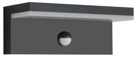 Brilagi-LED Applique da esterno con sensore TESSI LED/10W/230V nera IP54