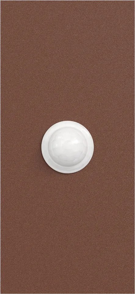 Applique GU10 con Sensore di Movimento IP65 Bidirezione - Corten