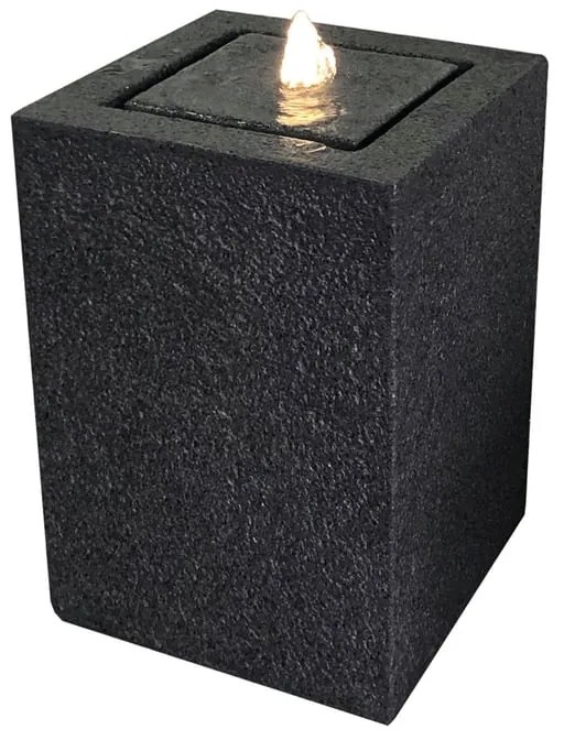 Fontana decorativa in cemento H 46 cm, 32.5 x 32.5 cm