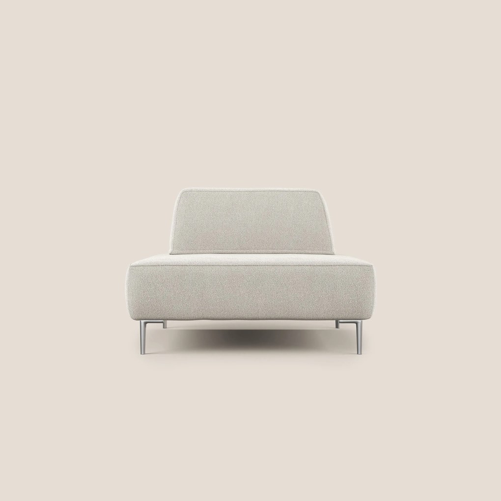 Newton poltrona modulare con schienali movibili T07 bianco