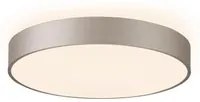 Plafoniera moderna tonda LED 65W MENKAR 600 CCT 3000K 4000K lampada soffitto parete per interni 60cm 230V COLORE SILVER