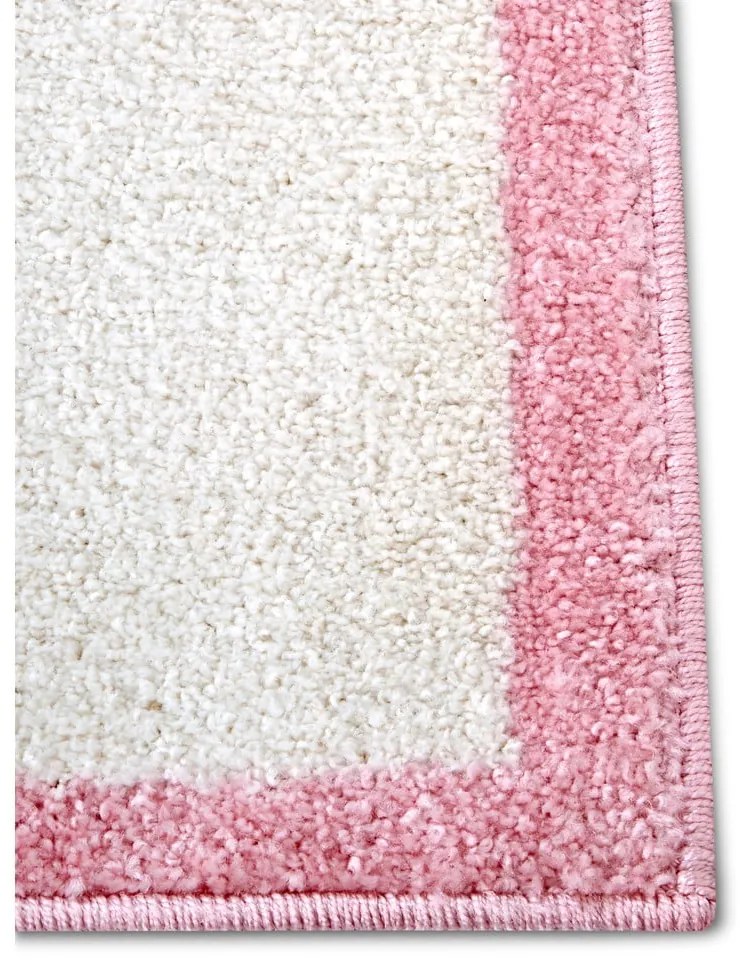 Tappeto per bambini rosa e bianco 120x170 cm Bouncy - Hanse Home