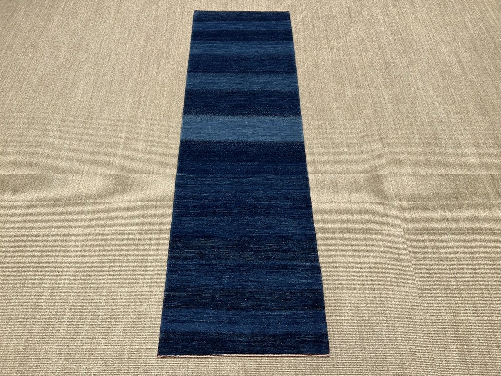Loribaft Tappeto persiano 80x280 Blu (Iran) Annodato A Mano
