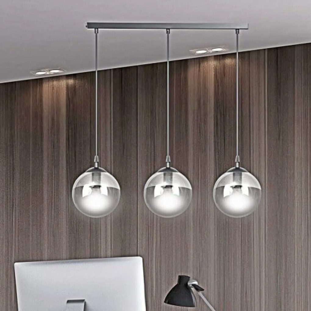 Lampadario a sospensione COSMO 3 BLACK GRAFIT